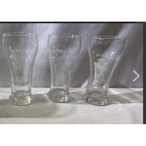Vintage Lot Of 3 1950's Heinz Tomato Juice, Drinking Glass, 5"‎